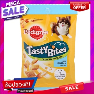 เพดดีกรีเทสตี้ไบทส์ครันชี่พ็อกเก็ตรสนม 60กรัม Pedigree Tasty Bites Crunchy Pocket Milk Flavor 60g.