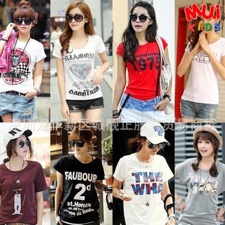 muikids (10 ตัว) เสื้อยืด  เสื้อยืดแฟชั่น เสื้อยืดผู้หญิง ขายส่ง