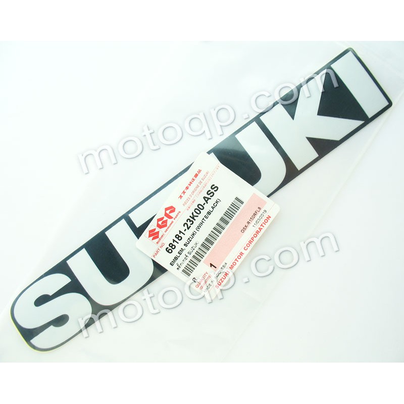【 แท้  】 ซูซูกิ สติ๊กเกอร์ SUZUKI GSX-R150 ติดแฟริ่ง หน้ากากล่าง ตรา โลโก้ GSX ประมาณ 205mm