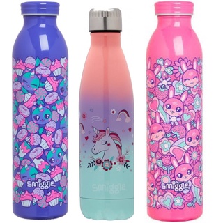 พร้อมส่ง ของแท้จากออสเตรเลีย Smiggle Stainless Steel Bottle BPA free ขวดน้ำเก็บอุณหภูมิ 500ml./600ml.