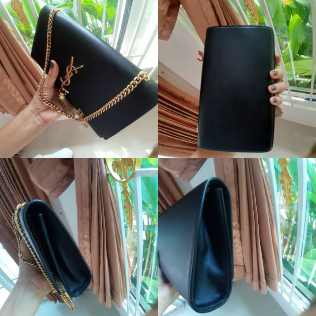 Ysl Medium Kate Tassel Black.ปี 12 (like new!,,🍒,)