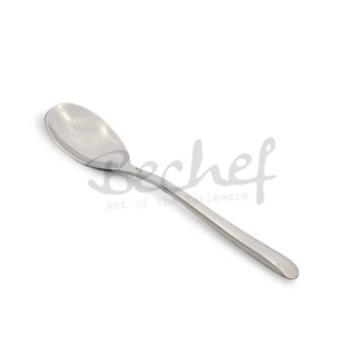 ช้อนหวานสแตนเลส ช้อนหวาน ช้อนขนม ช้อนสแตนเลส Dessert Spoon สีเงิน เกรด430 (3.5x17.7 ซม.)