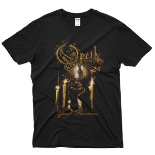 ผ้าฝ้ายแท้พร้อมส่ง เสื้อยืด พิมพ์ลายวงร็อคอินดี้ Opeth Ghost Reveries คุณภาพสูงS-3XL