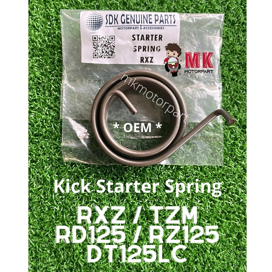 ENGKO SPRING Yamaha RXZ / TZM / RD125 / RZ125 / DT125LC Kick Starter Spring 55K 3XL 5PV 10W 4HF 10V