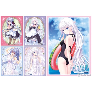 Broccoli Character Sleeve Summer Pockets REFLECTION BLUE : Shiroha Naruse, Sorakado Ao - ซองการ์ด, ซองใส่การ์ด