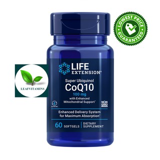 Life Extension Super Ubiquinol CoQ10 with Enhanced Mitochondrial Support™ 100 mg / 60 Softgels