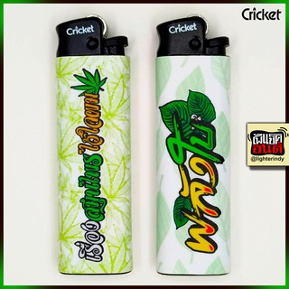 No.77 ไฟแช็คคริกเก็ต Cricket ลายสวยๆ lighter ไฟแช็คอินดี้  ไฟแช็ก เก๋ๆ แฟชั่น ไฟแช็คเท่ๆ ไฟแช็คสะสม ลายสติ๊กเกอร์