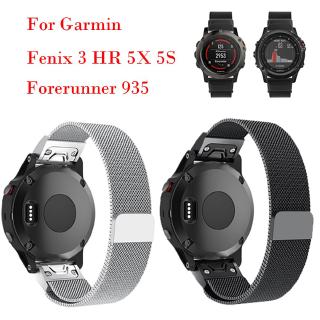 สายนาฬิกาข้อมือ 20 22 26 มม. สําหรับ garmin fenix 3 hr 5x5 s 6 s 6 x