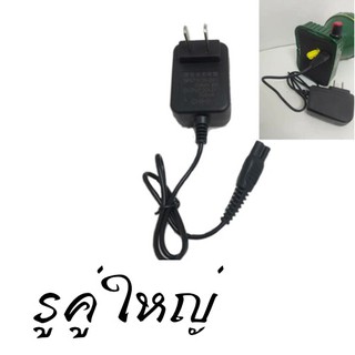 สายชาร์ตไฟฉายคาดหัว โกนหนวด รูคู่ใหญ่ สายชาร์ตไฟฉายคาดหัว 4.2 V 0.5 A หัวแบน2รูและหัวกลม1รู สายชาร์ตหัวกลม หัวกลม หัวแบน