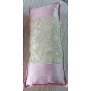 หมอนอิง ชมพู พร้อมปลอก ขนาด22×40" พร้อมส่ง