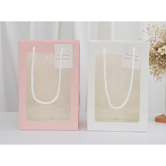 ถุงหิ้วกระดาษ ช่องหน้าต่าง ถุงกระดาษของขวัญ (TT29) - รูปที่ 2