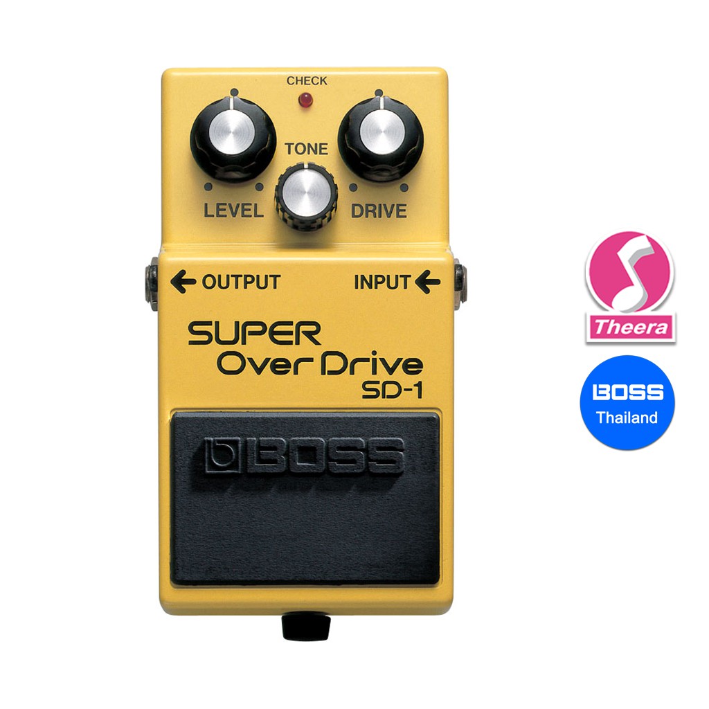 BOSS SD-1 OVERDRIVE  เอฟเฟ็กต์กีตาร์ BOSS EFFECT SD1 รับประกันจากศูนย์ตัวแทนประเทศไทย