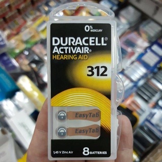 ถ่านเครื่องช่วยฟัง Duracell Activair Hearing Aid 312, A312, ZA312, PR41 1.45V ของแท้ Made in Germany