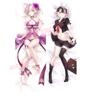 Jeanne Darc Fate FGO Dakimakura ปลอกหมอน แบบนิ่ม ลายอนิเมะญี่ปุ่น ขนาด 50x150 ซม. สําหรับโซฟา เตียง DK2595