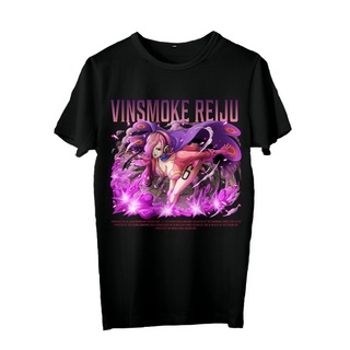 ROUND คอลูกเรือDearyouindonesia - vinsmoke reiju one piece v1 เสื้อยืดผ้าฝ้าย ของแท้ 30s-4XL