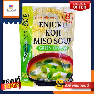 ฮิคาริ มิโซะกึ่งสำเร็จรูปรสหัวหอม 153กHIKARI MISO ENJUKU GREEN ONION 153G.