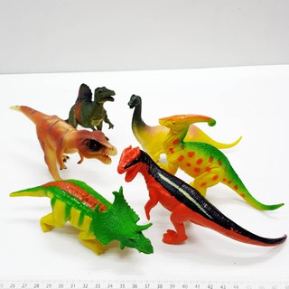 Dinosaours Colorful ไดโนเสาร์ ยาง #1