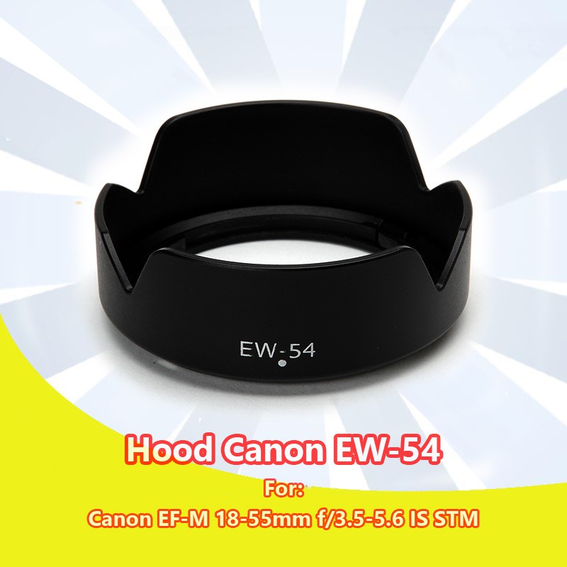 ฮูด EW-54 สําหรับ Canon EF-M 18-55mm f/3.5-5.6 IS STM - ew54