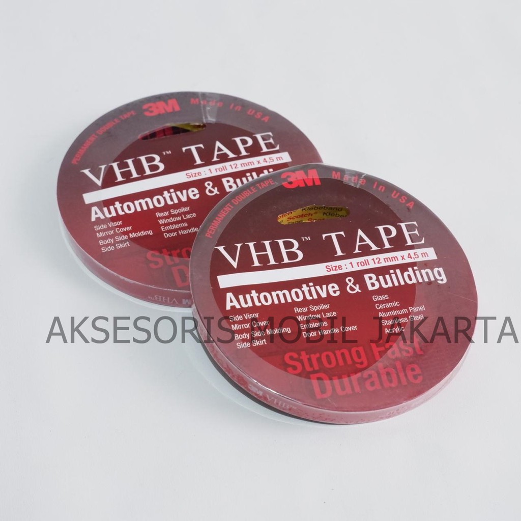 3M VHB DOUBLE TAPE ADHESIVE GLUE - ต้นฉบับขนาดเล็ก 3M VHB REVERSE GLUE AKSMOBILJKT
