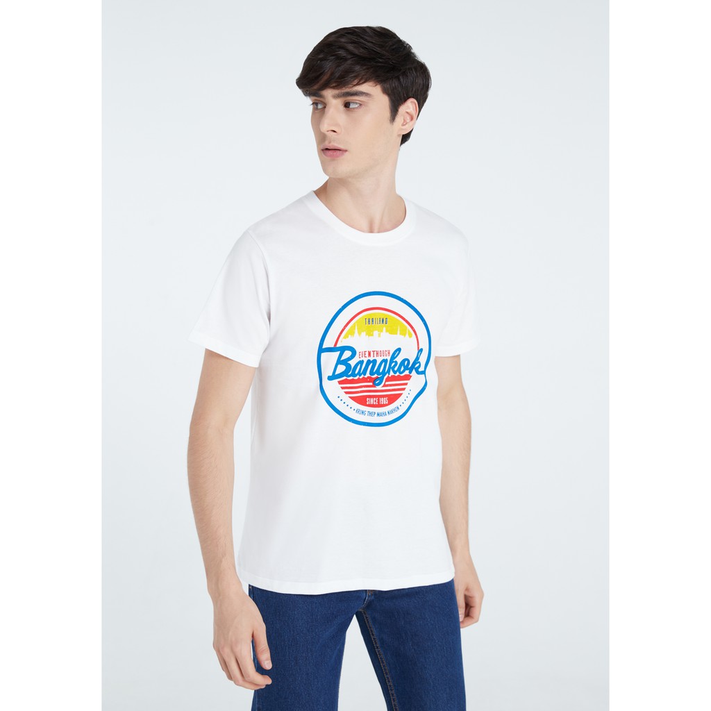 เสื้อยืด Even Though Bangkok ผลิตจาก COTTON USA 100%