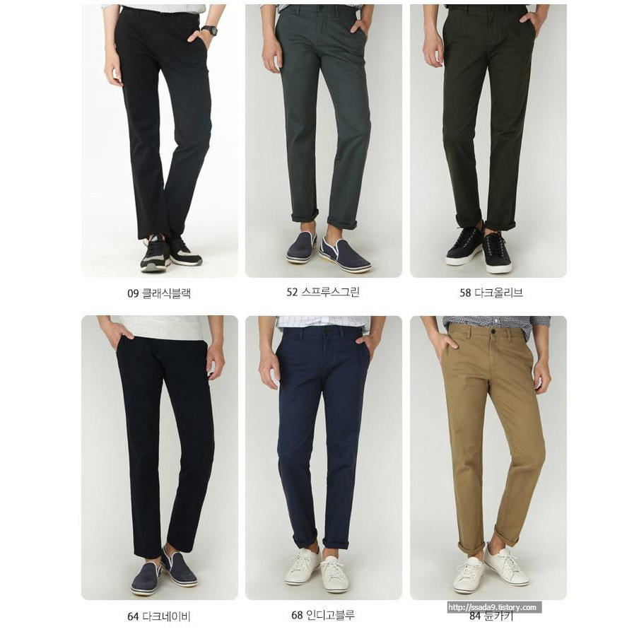 POLHAM กางเกงกระบอกเล็ก (urban slim)