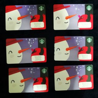 Starbucks Thailand 2018 -​Christmas Snowman  lcard