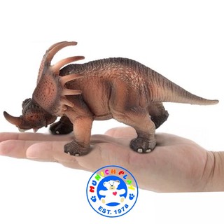 Munich Play - โมเดล Styracosaurus น้ำตาล ขนาด 16.00 CM (จากหาดใหญ่)