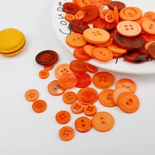 17 Colors Mix Size Resin Plastic Button Colorful Sewing Buttons Crafts DIY Handmade Scrapbooking Material Accessories