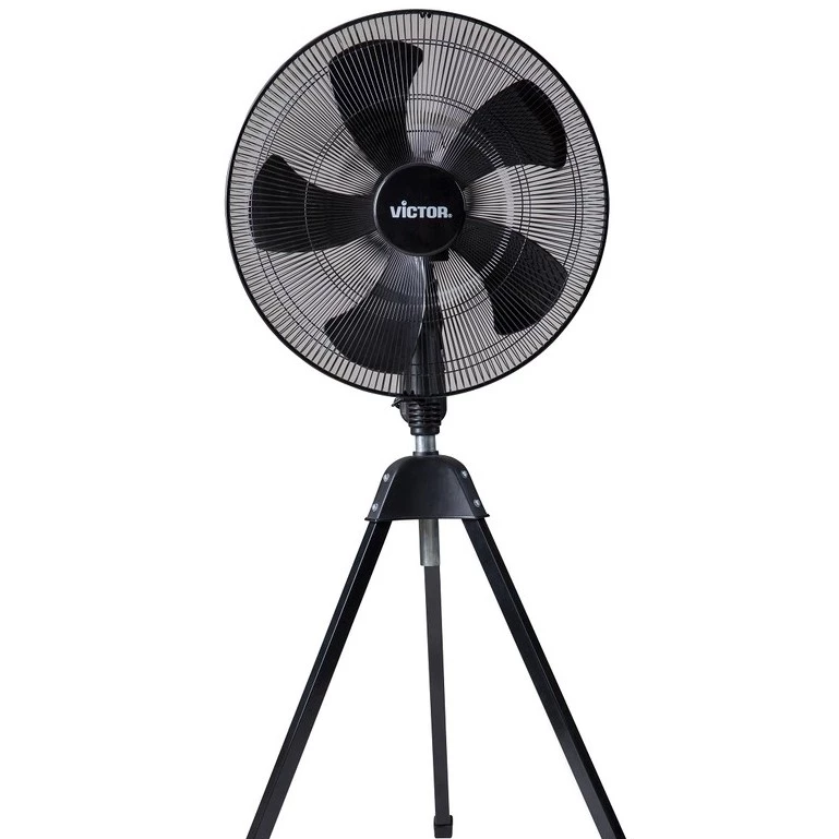 Victor พัดลม อุตสาหกรรม 3 ขา รุ่น IF-209B ขนาด 20 นิ้ว สีดำ 5 ใบพัด รับประกันมอเตอร์ 3 ปี พัดลมตั้งพื้น