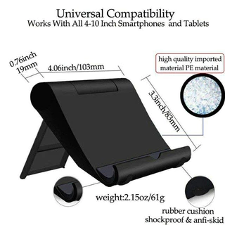 ที่วางโทรศัพท์มือถือ ที่ตั้งโทรศัพท์แบบพกพา ปรับองศาการใช้งานได้ Phone Stand ที่วางโทรศัพท์S9