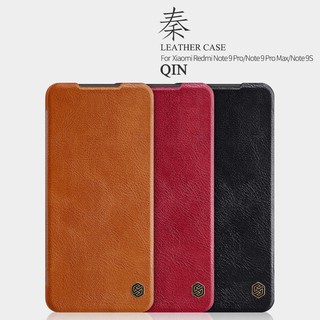 Xiaomi Redmi Note 9S/ 9Pro/9ProMax Nillkin เคสมือถือ  รุ่น Qin leather case เคสฝาพับ (ของแท้100%)