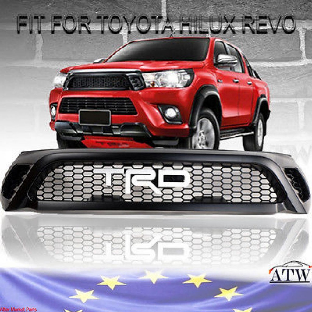 กระจังหน้า รุ่น REVO TRD รีโว TRD รุ่นก่อน ROCCO สีขาว 1ชิ้น