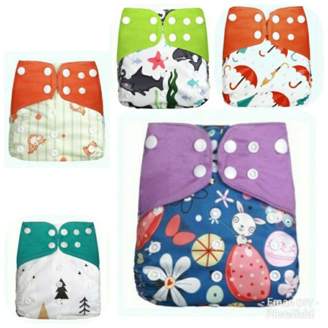 PAMPERS KAIN WATERPROOF BYI BABY DIAPERS SAIZ BESAR NEWBORN - 4 TAHUN