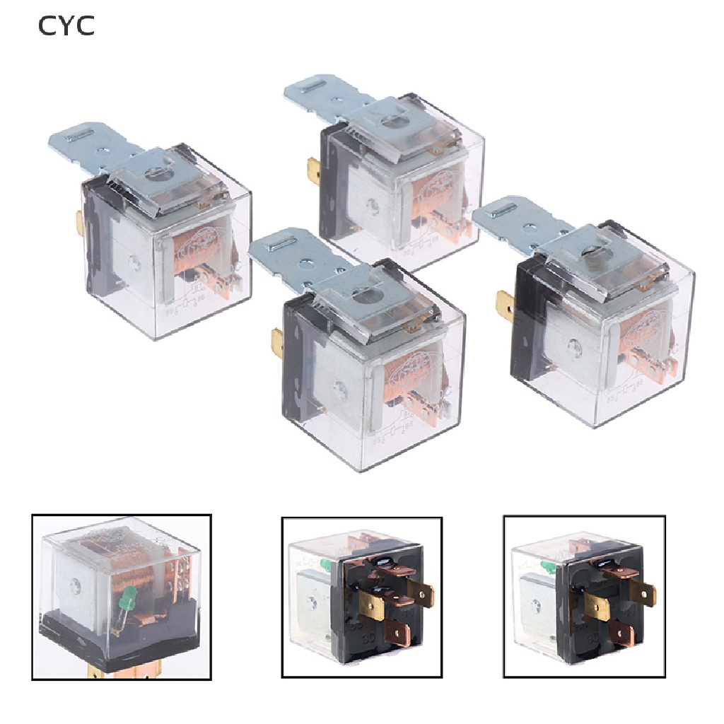 CYC Waterproof automotive relay 12v/24v 100a 4pin/5pin spdt control car relays CY
