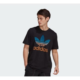 Adidas เสื้อยืด TREFOIL OMBRÉ