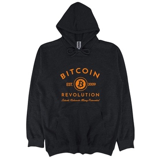 ใหม่ BITCOIN REVOLUTION CRYPTO เสื้อกันหนาว มีฮู้ด แต่งซิป สําหรับผู้ชาย GT 2022