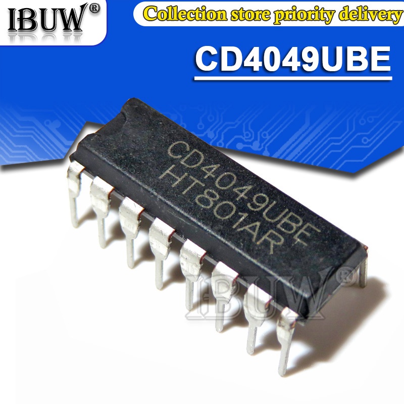 10PCS CD4049UBE DIP16 CD4049 DIP-16 DIP Logic Chip