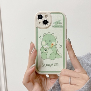 เคสโทรศัพท์มือถือ แบบนิ่ม ลายไดโนเสาร์ เลม่อน สําหรับ Oppo Reno 2 Reno 5 4Z 5Z 7Z F9 F11 A9 R17 Pro Find X3 Pro X5 Pro