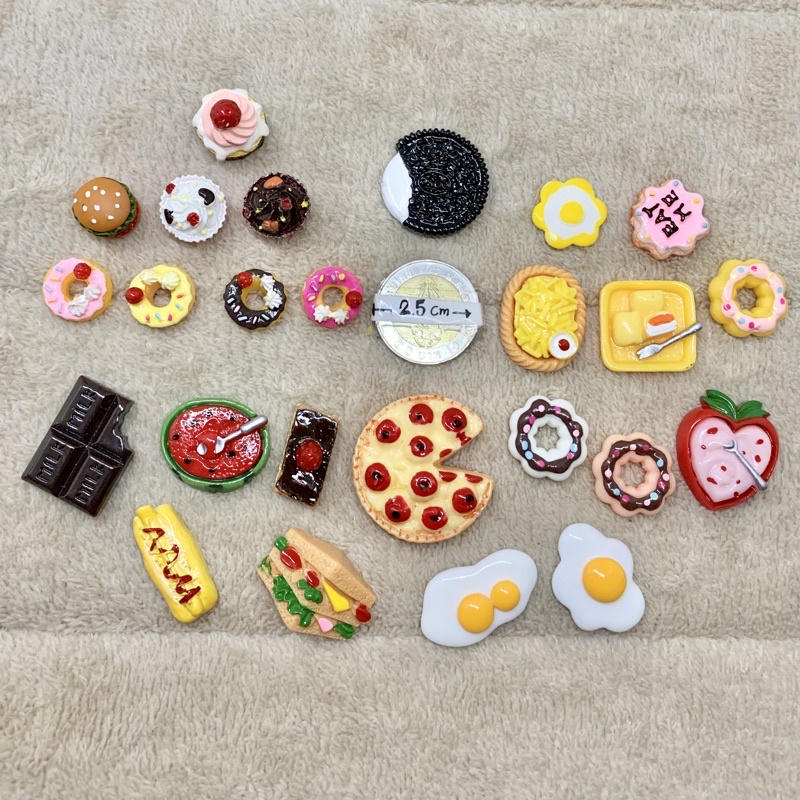 Jb3D RS👠🌈ติดรองเท้ามีรู “ อาหาร กรษา 3D “ 🦸‍♀️🌸Shoe charm food “ Amazing  Food” ใส่ได้กับรองเท้ารุ่นรูใหญ่ปกติ-หัวโต
