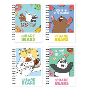 WE BARE BEARS สมุดริมลวดB7 #WBB2033