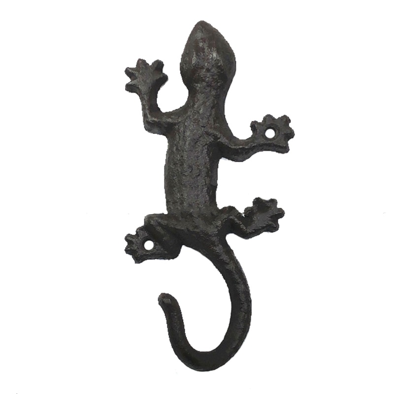 Zzz 17 ซม. Strong Coat Hook พร้อมการออกแบบ Lizard สําหรับแขวนเสื้อหมวก Wall Decor