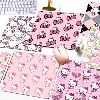 [แผ่นรองเมาส์] แผ่นรองเมาส์ พิมพ์ลาย Hello Kitty น่ารัก กันลื่น สําหรับบ้าน สํานักงาน คอมพิวเตอร์ มัลติมีเดีย