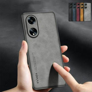 เคสโทรศัพท์มือถือหนังแกะ กันกระแทก สําหรับ Oppo A98 OppoA98 5G case เคส