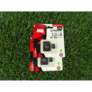 Kingston Micro SD card 32GB Class 10 80M/s รับประกันศูนย์ แท้ 100%