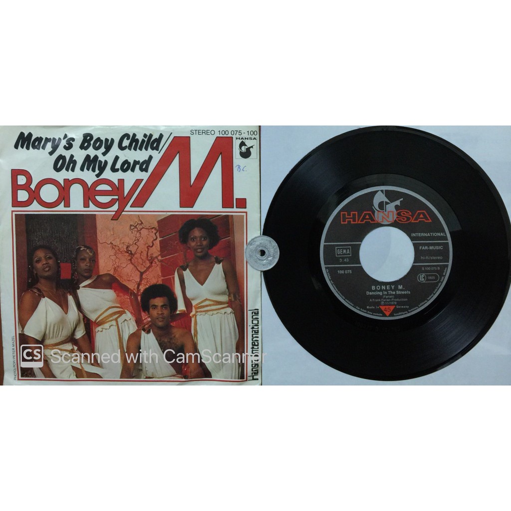 Stereomate - ไวนิลเดี่ยว - 7 นิ้ว 45RPM: Boney M - Marys Boy Child / Oh My Lord