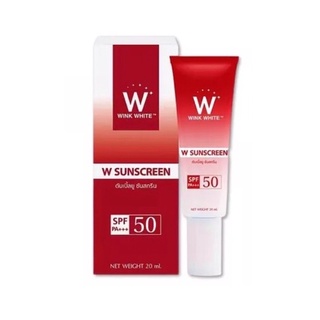 กันแดด Wink White W Sunscreen SPF 50 PA+++ ขนาด 20 ml.