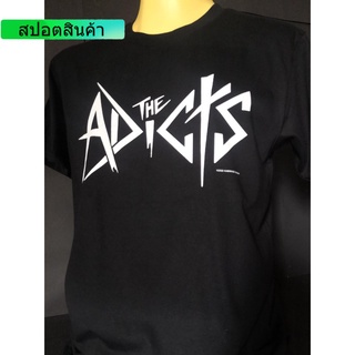 เสื้อวงนำเข้า The Adicts Band LOGO Ska Punk Rock Hardcore Retro Style Vintage T-Shirt