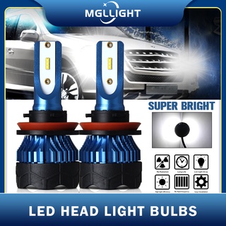 MGLLIGHT H4 Led Headlight LED Bulb for Car Fog Light Bulb H1 H3 H7 LED H11 9005 9006 HB3 HB4 12000LM 12V Diode Lamps 4300K/6500K 2PCS