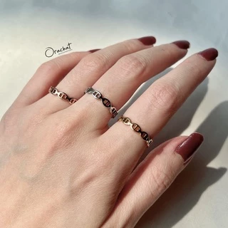 Orachat | Jenny 14k ring. (แหวนตัวเรือนสแตนเลส)