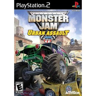 Monster Jam: Urban Assault (USA) PS2 แผ่นเกมส์ps2 เกมเพล2 แผ่นplay2